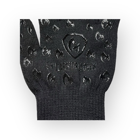 new Grill Armor ✪ High Temp Knit Grilling Gloves ✪ Black ✪ One Size 1SFA Unisex - Picture 12 of 16